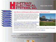 Tablet Screenshot of huffmanelectricalsystems.com